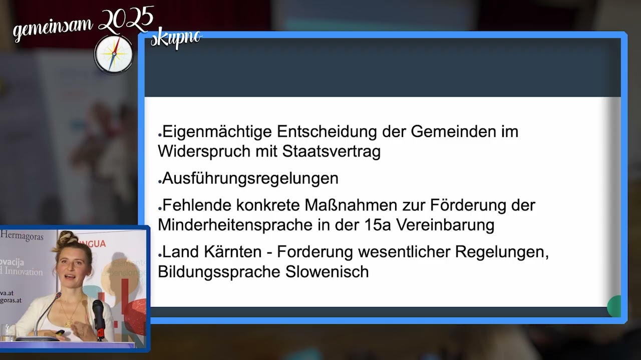 Gemeinsam 2025 Skupno: Natalie BIERBAUMER