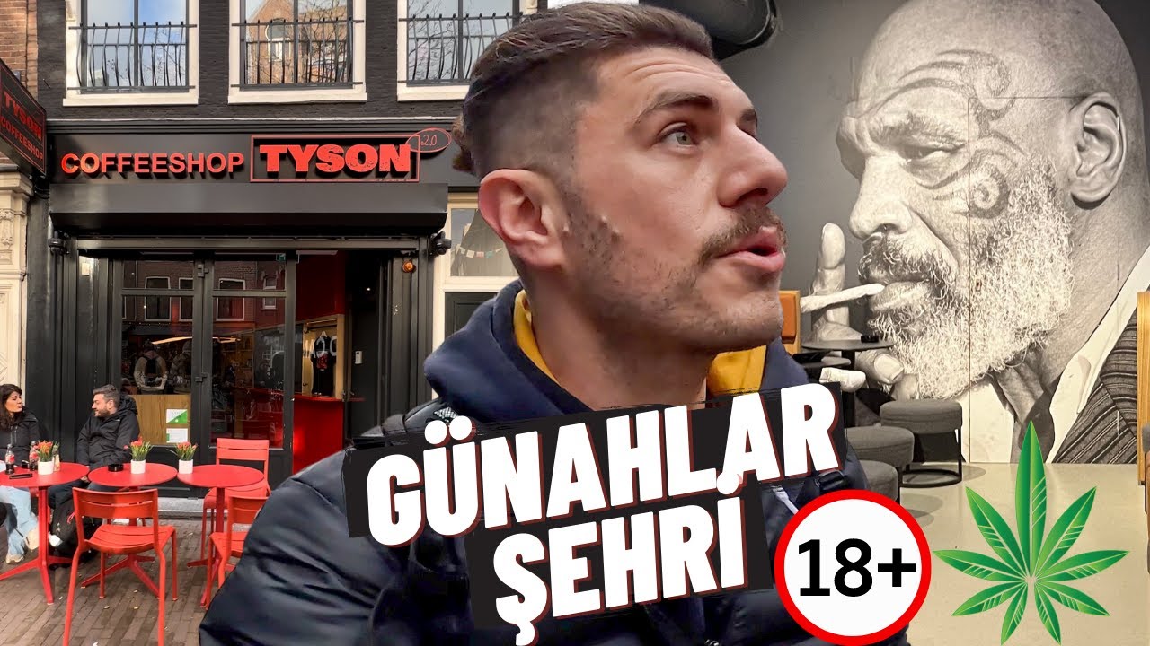Amsterdam'da İlk Günüm | Türk Esnaflar,  Mike Tyson Coffeeshop - 247 🇳🇱