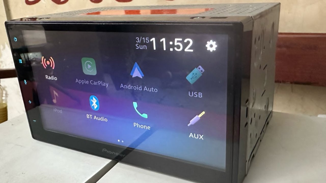 Pantalla Pioneer doble din full black! DMH-A4450BT