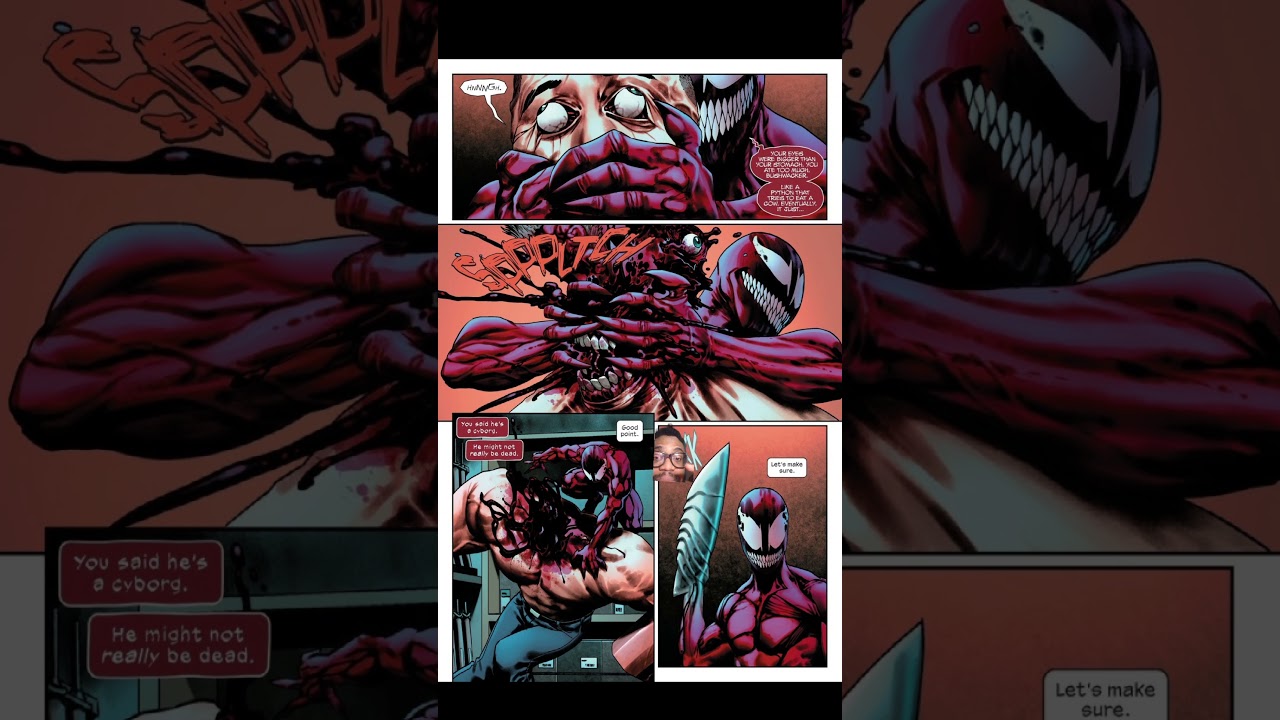 Carnage Is Slowly Changing Eddie! #marvel #comics #venom #carnage #eddiebrock #shorts