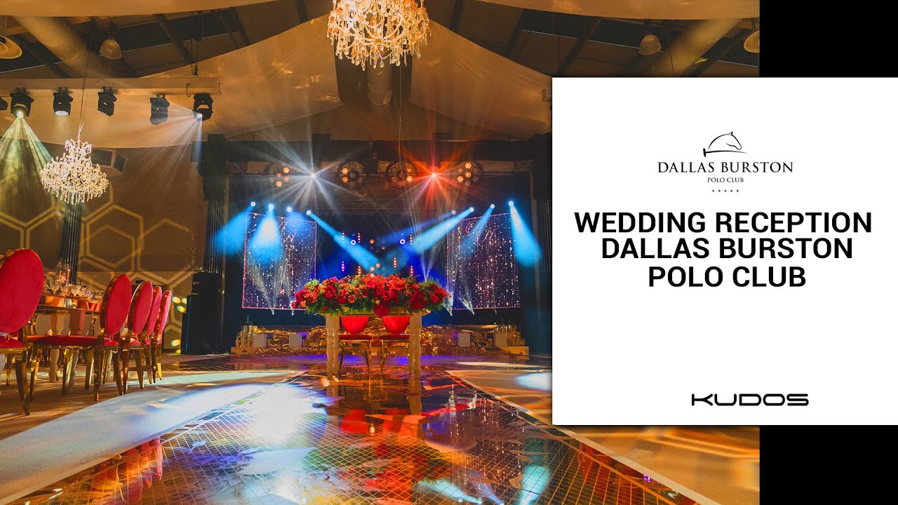 Best Wedding Reception At Dallas Burston Polo Club - Luxury Wedding Lighting 2022 | KudosMusic.co.uk