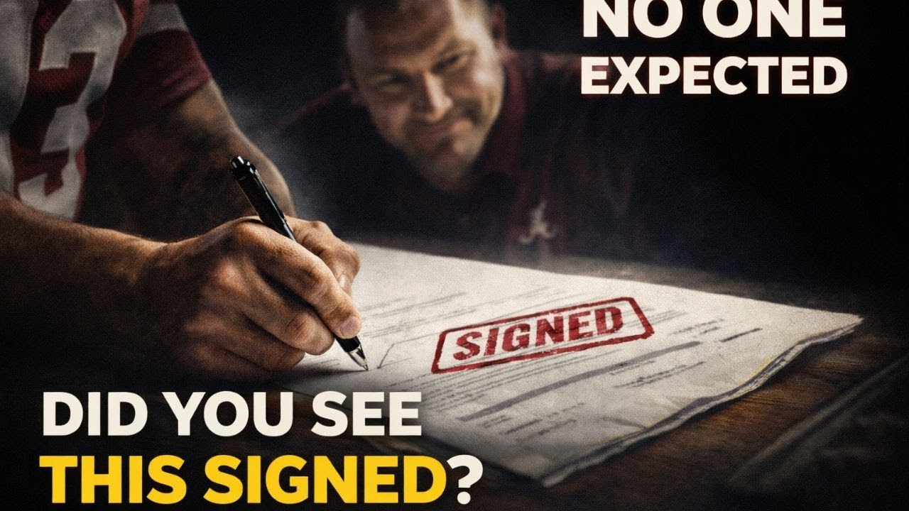NOBODY EXPECTED IT: ALABAMA CRIMSON TIDE'S SILENT MOVE THAT CHANGED NATIONAL SIGNING DAY 2026