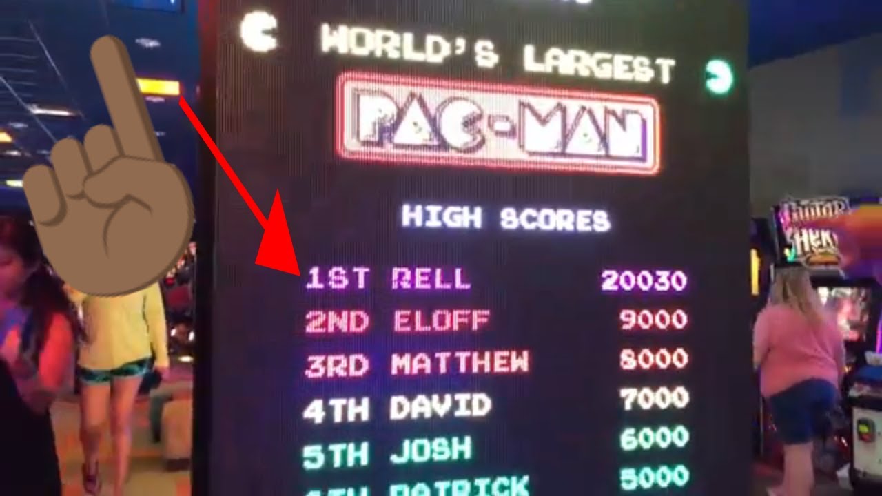 World's Largest Pac-Man High Score Battle For 1st Place