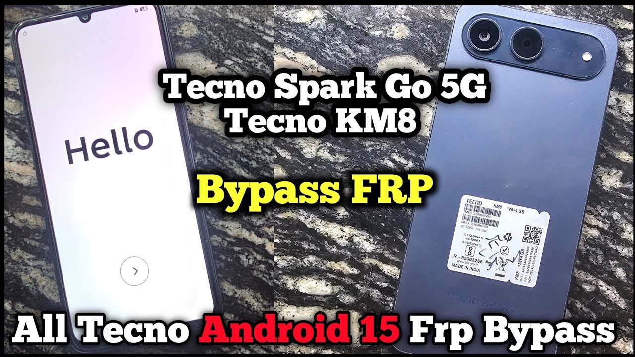 Tecno Km8 Frp Bypass | Tecno Spark Go 5g Frp Bypass 2025 | Tecno Frp Android 15
