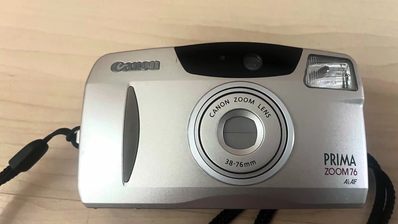 Canon Prima Zoom 76 AiAF 35mm filmroll old photo camera zoom lens test review