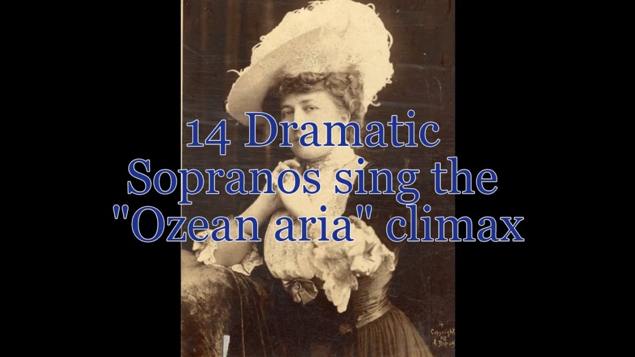14 Dramatic Sopranos sing the 'Ozean du Ungeheuer' climax (High C)