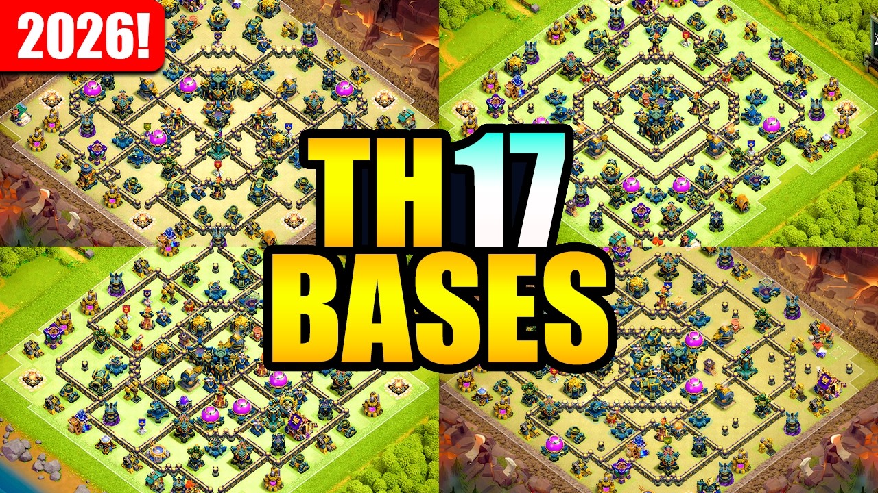 NEW BEST TH17 Base Layouts 2026! + Link (Clash of Clans)