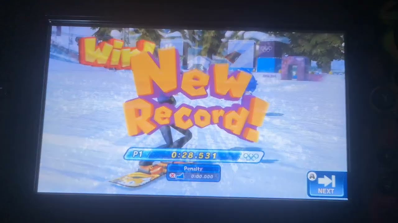 M&S Sochi 2014 Wii U Snowboard Parallel Giant Slalom 28.531 pb 