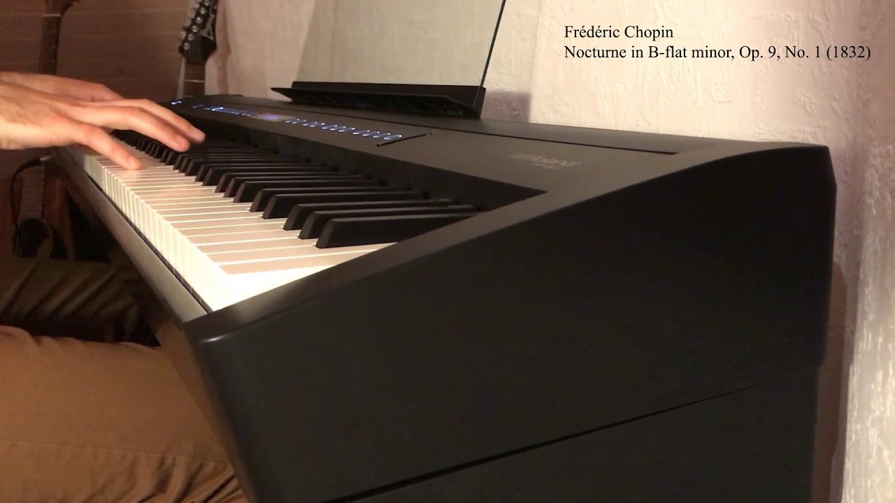 [HD Piano] Fr&eacute;d&eacute;ric Chopin - Nocturne, Op. 9, No. 1