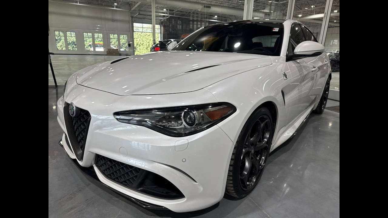 2017 Alfa Romeo Giulia Quadrifoglio Driver Assist Dynamic Plus PKG $80K MSRP