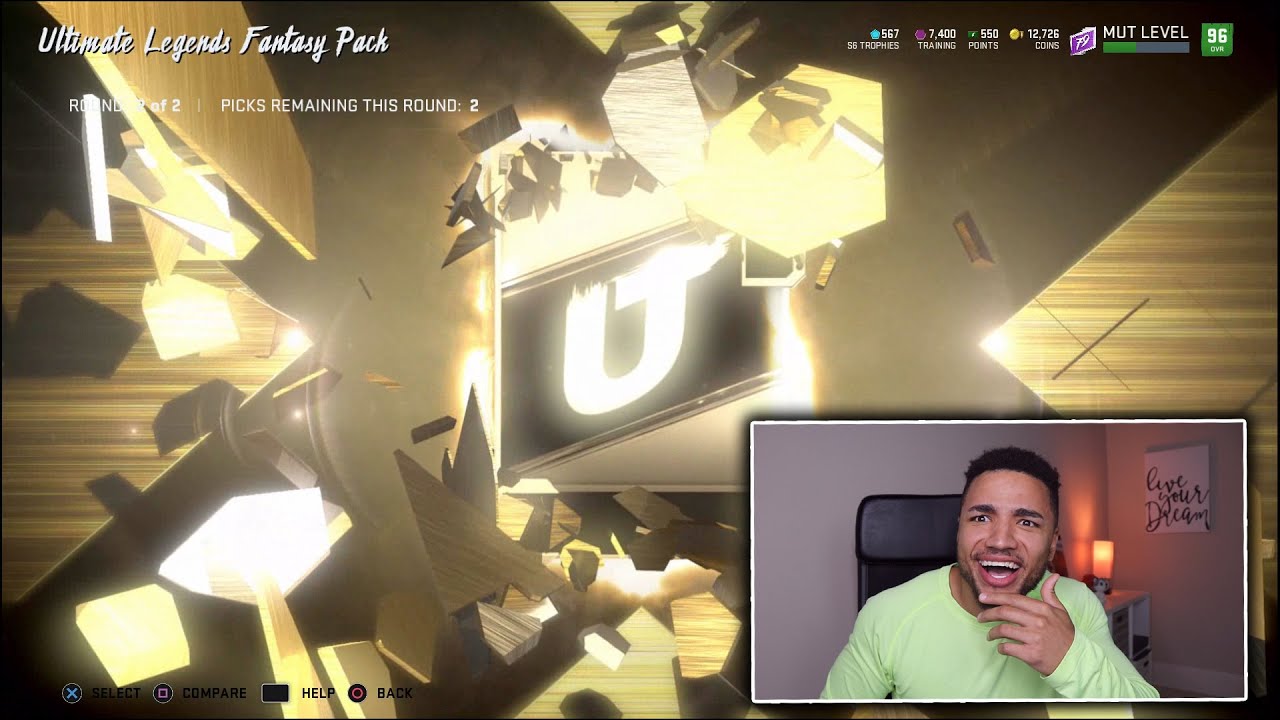 FULL ULTIMATE LEGEND PULL! PACK AND PLAY MADDEN 20