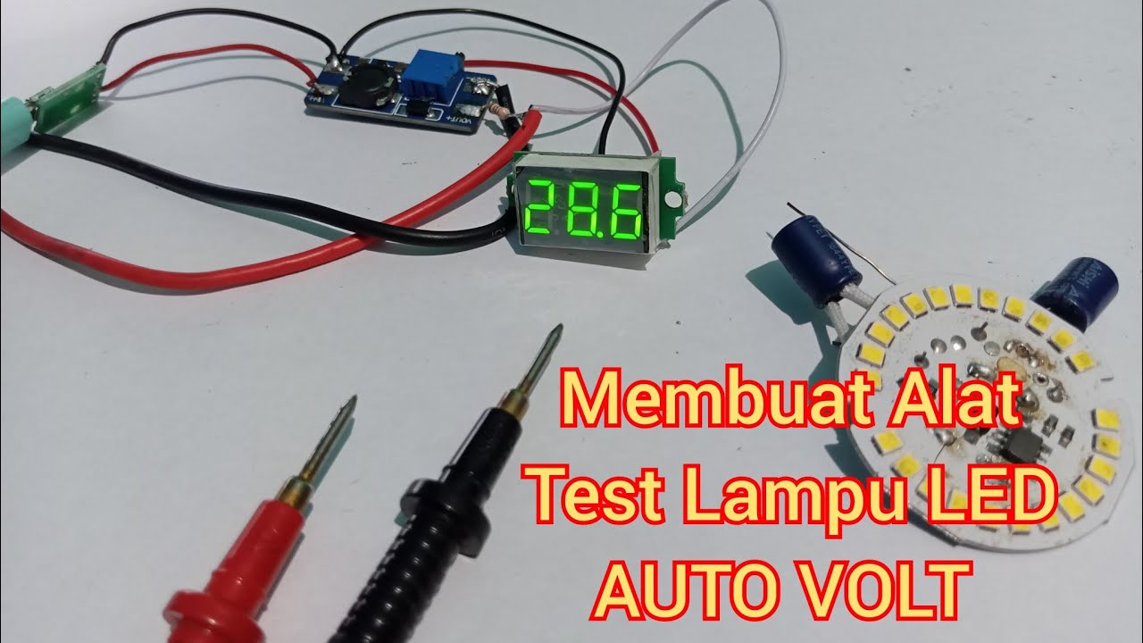 Making an Auto Volt LED Light Tester Tool #creativeidea #electronics