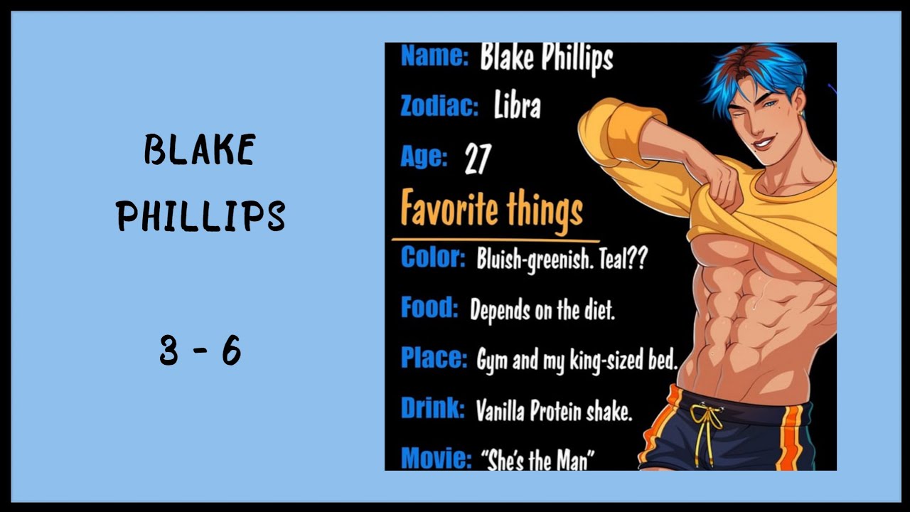 Blake Phillips 3-6 🏈 &bull; MeChat