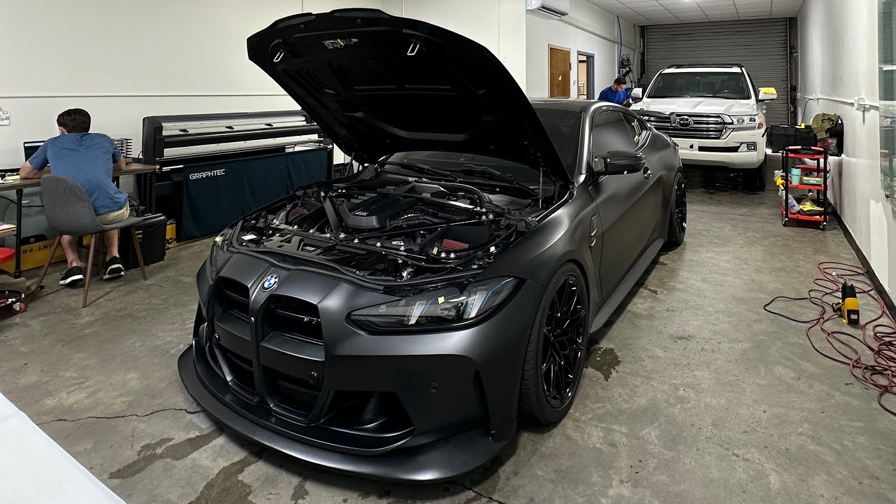 POV 900HP 2025 BMW M4 COMPETITION XDRIVE + INSANE GERMAN CAR MEET‼️