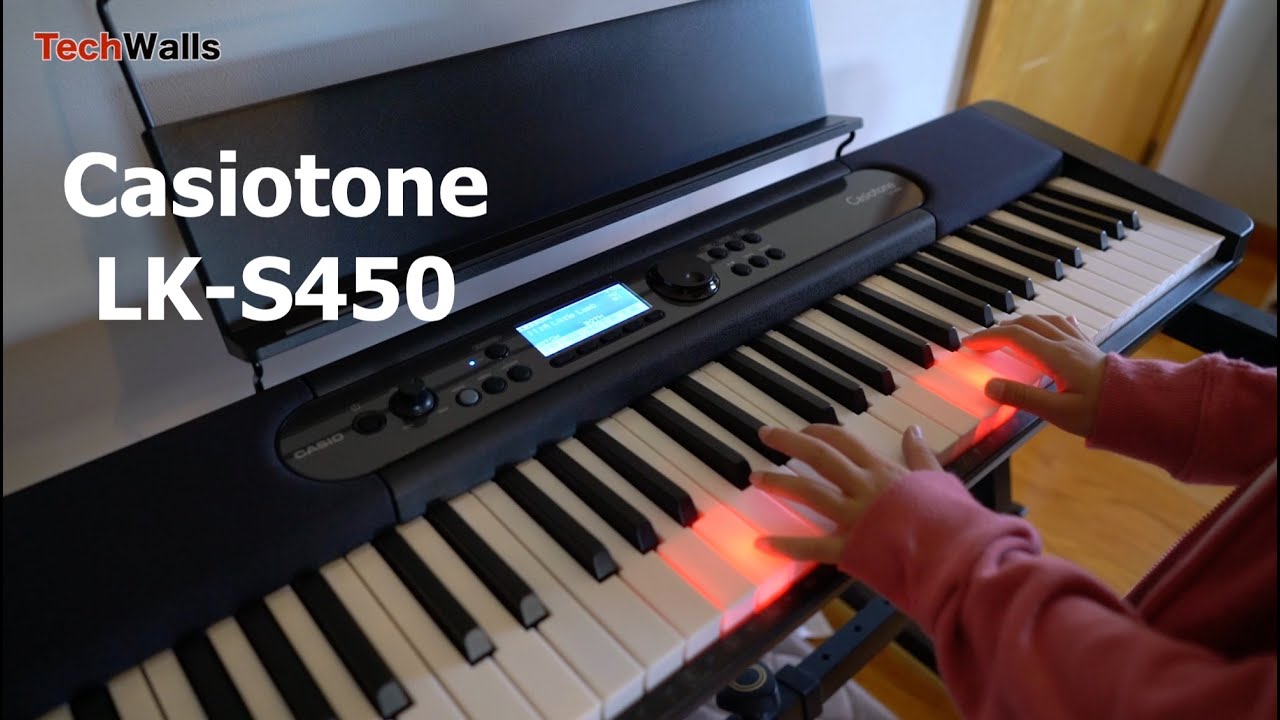 Casio Casiotone LK-S450 61-Key Portable Keyboard Unboxing & Testing