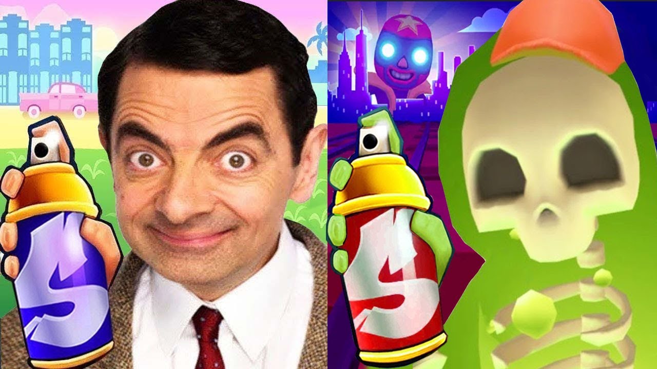 Subway Surfers Mexico 2022 Halloween Bob The Blob Slime Outfit vs Mr Bean run Gameplay HD
