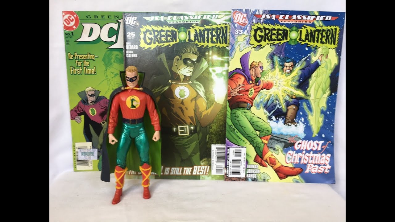 Green Lantern (Alan Scott) from 2009 DC Direct&rsquo;s Justice Society of America Series 1 by Alex Ross.