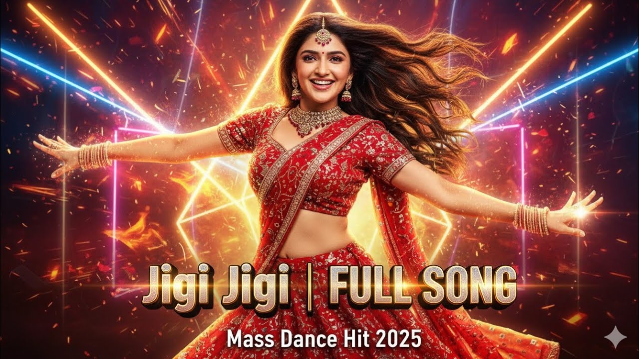 Jigi Jigi | Sreeleela | Full Item Song | Mass Dance Hit 2025 