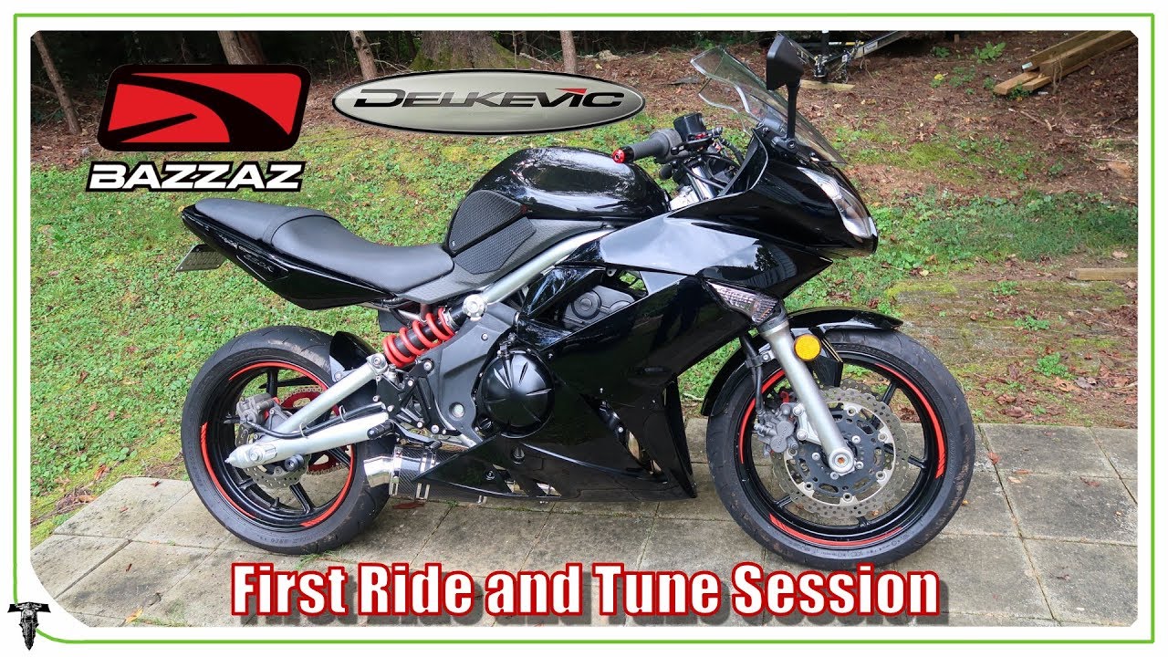 Tuning the Ninja 650 with Delkevic Exhaust - Bazzaz ZFI Autotune
