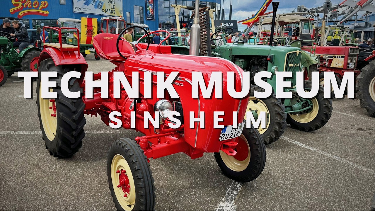 [4K] Technik Museum Sinsheim | Incredible CLASSIC TRACTORS | Agricultural machinery