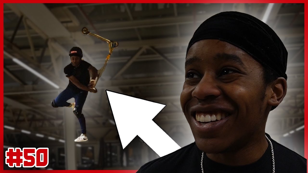 CARLOS DOET TRIPPLE INWARD IN AREA51 SKATEPARK...