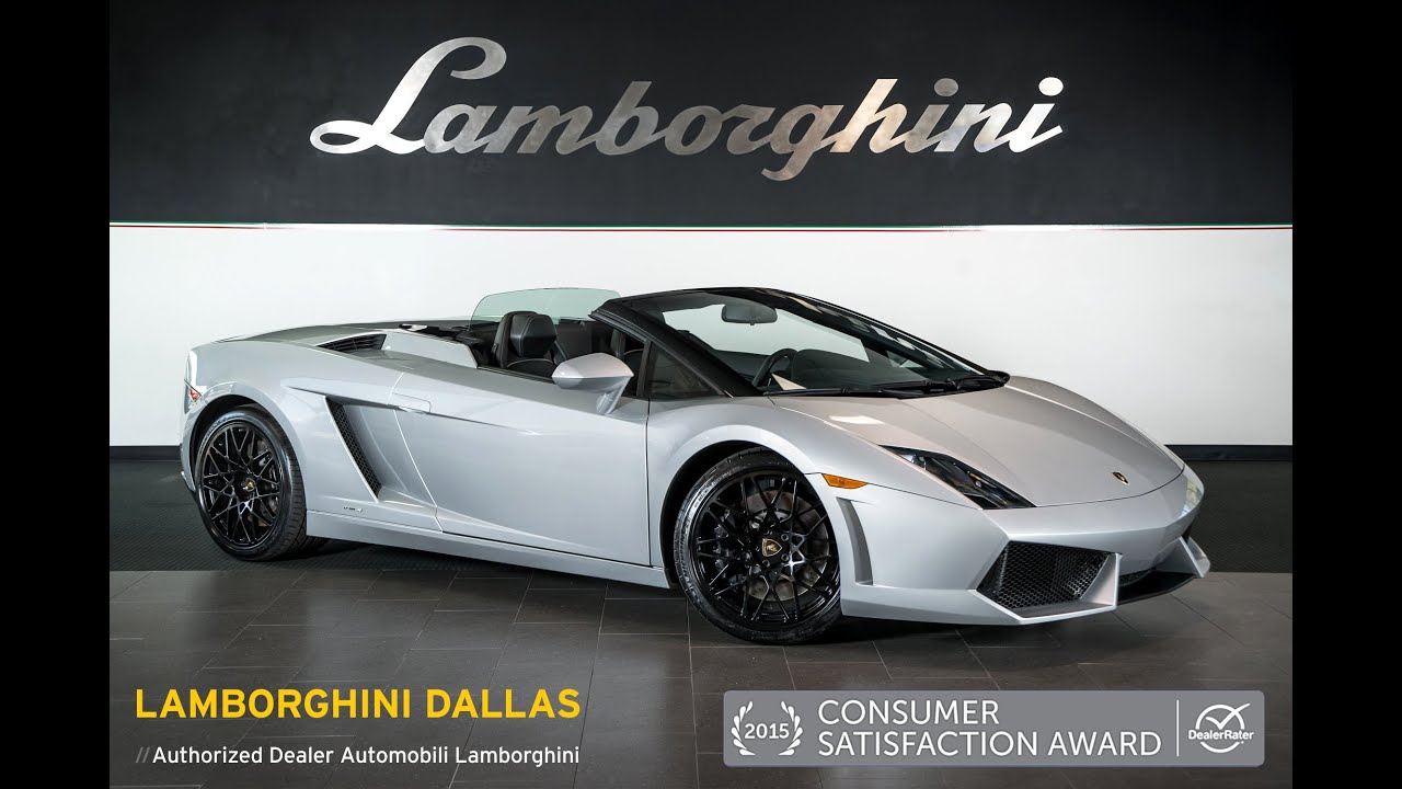 2010 Lamborghini Gallardo LP 560-4 Spyder Grigio Altair L0826