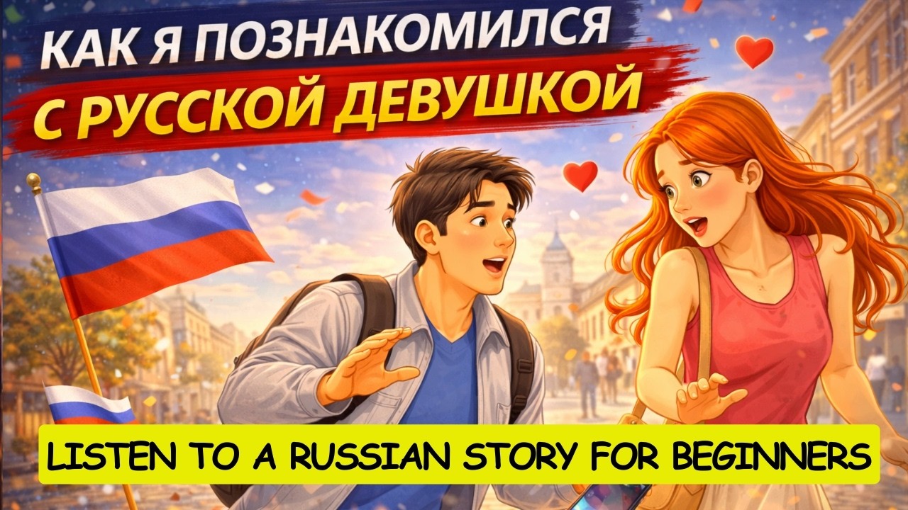 Russian Listening Practice: “How I Met a Russian Girl” – Slow Story ( B1 Level)
