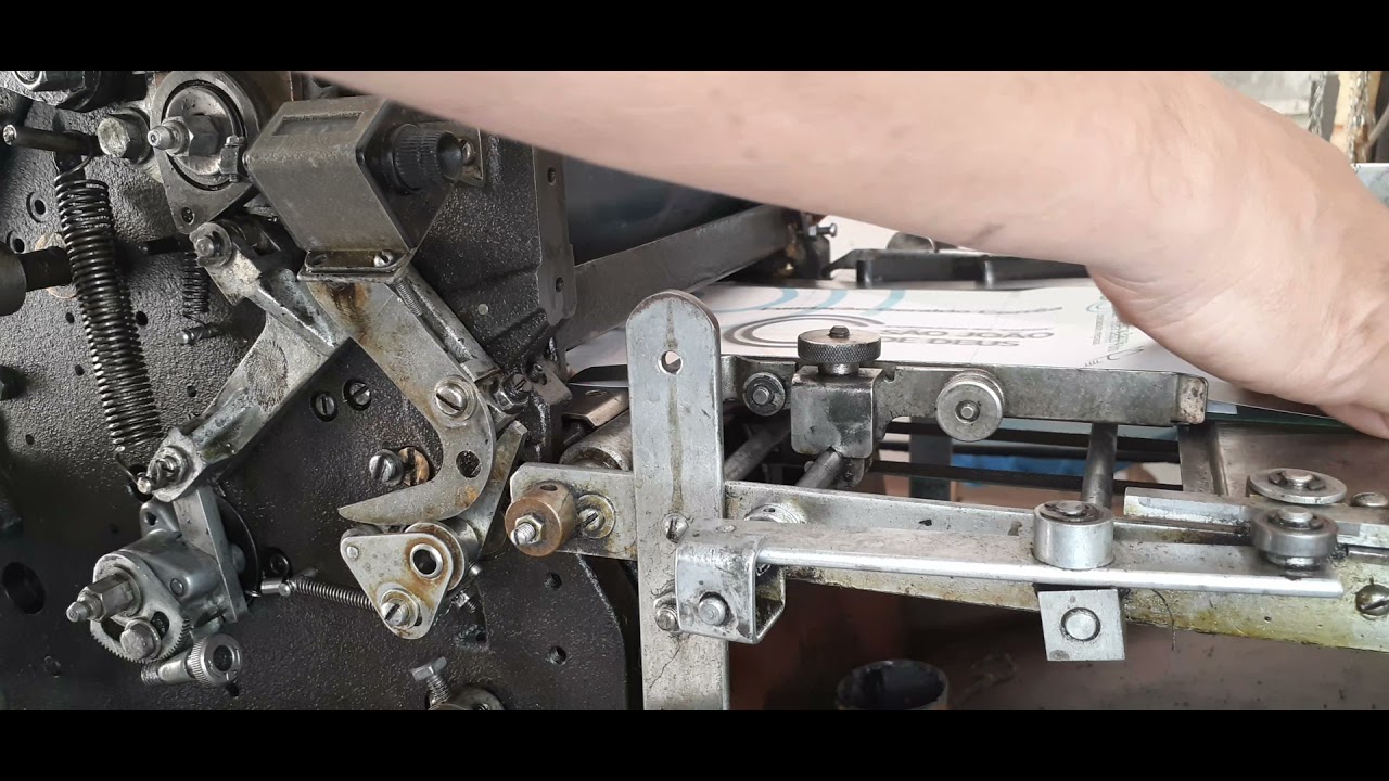 Como regular pinça do contra da multilith 1250