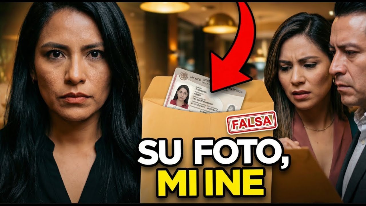 Quédate con él… pero suelta MI INE.” Y lo que saqué de mi bolsa la dejó helada…