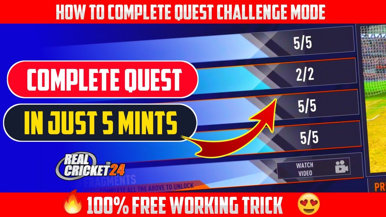 How To Complete Daily Quest In Real Cricket 24 🔥 Real Cricket 24 Quest Trick #Rc24 #Game