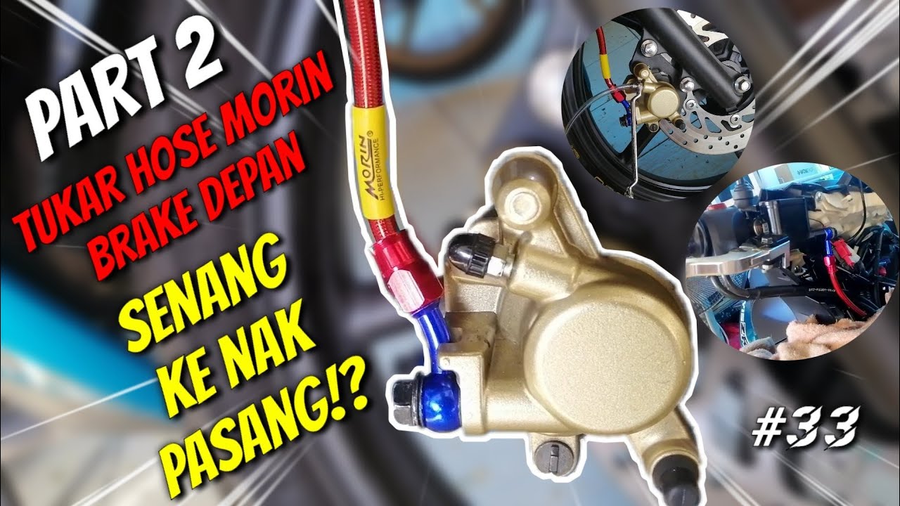 Cara Bleeding Brake Motor & Pasang Hose Morin Part 2 |Yamaha Y15zr V2|
