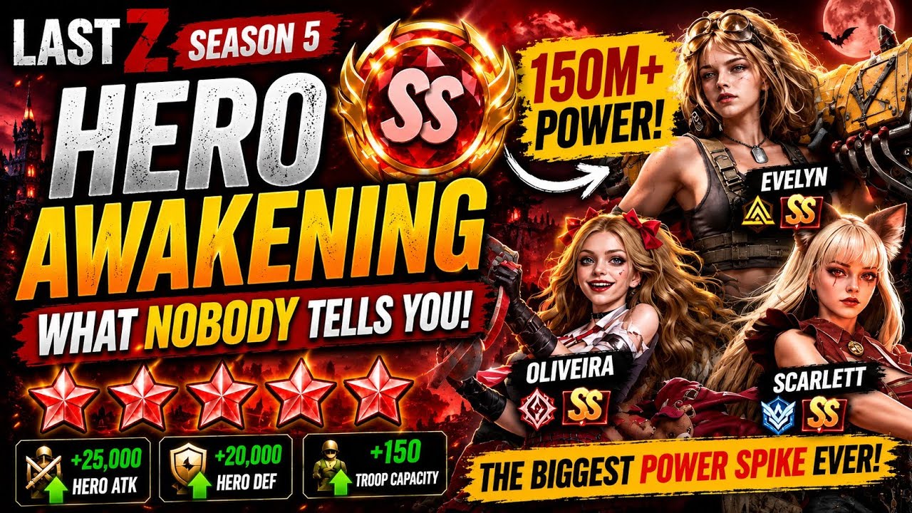 Last Z Season 5 Hero Awakening &ndash; What Nobody Tells You 🤐