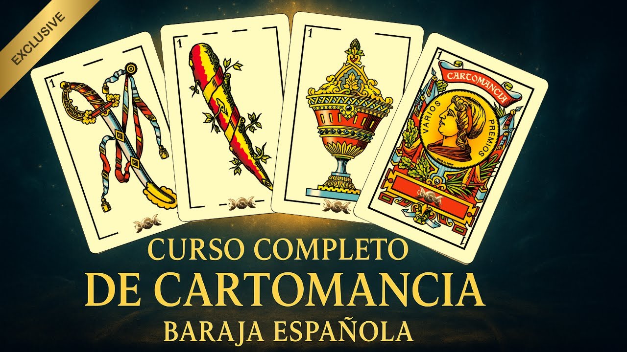 🔮 LECCI&Oacute;N 1. El PODER OCULTO de la CARTOMANCIA explicado paso a paso | Curso Baraja Espa&ntilde;ola