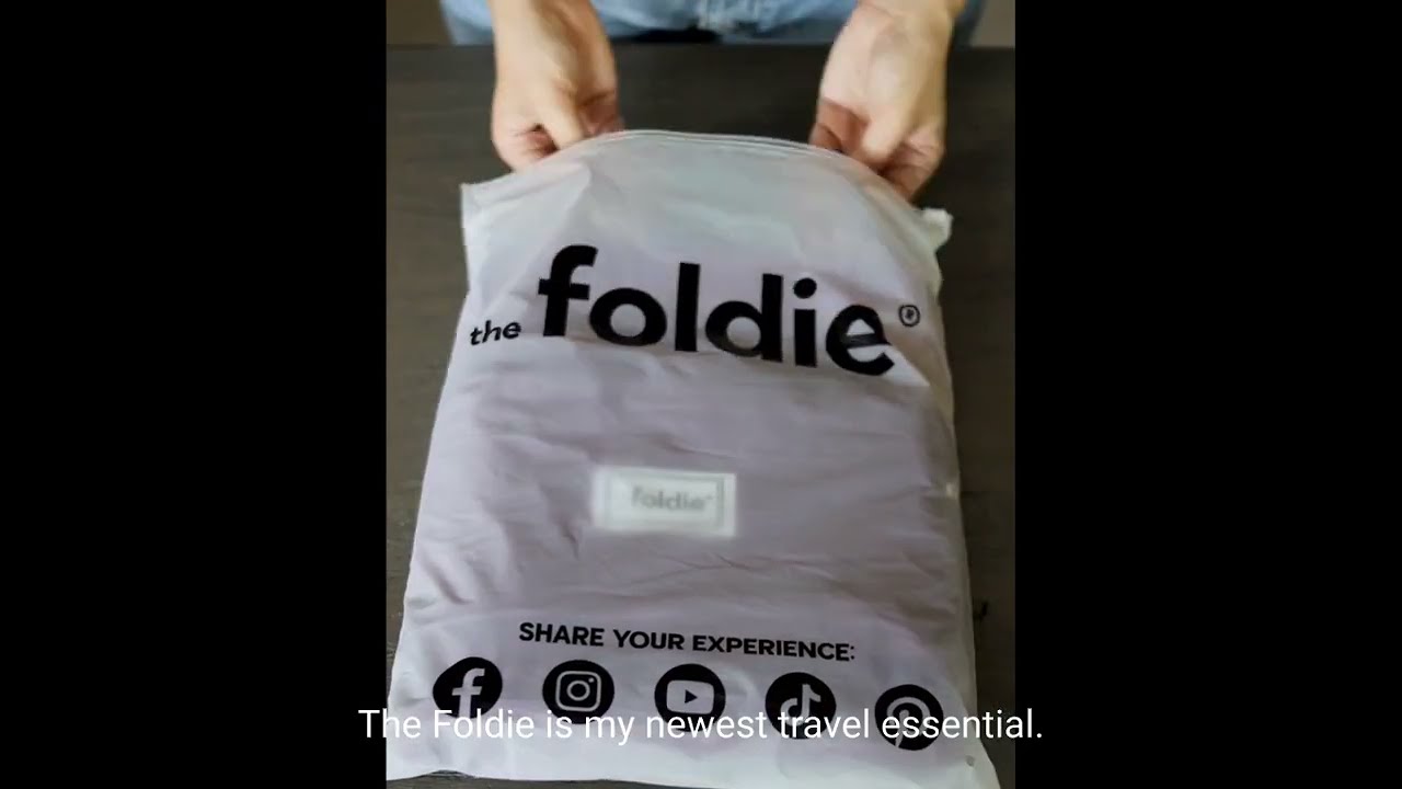 THE FOLDIE&reg; 2.0 - THE FOLDABLE TRAVEL BAG.