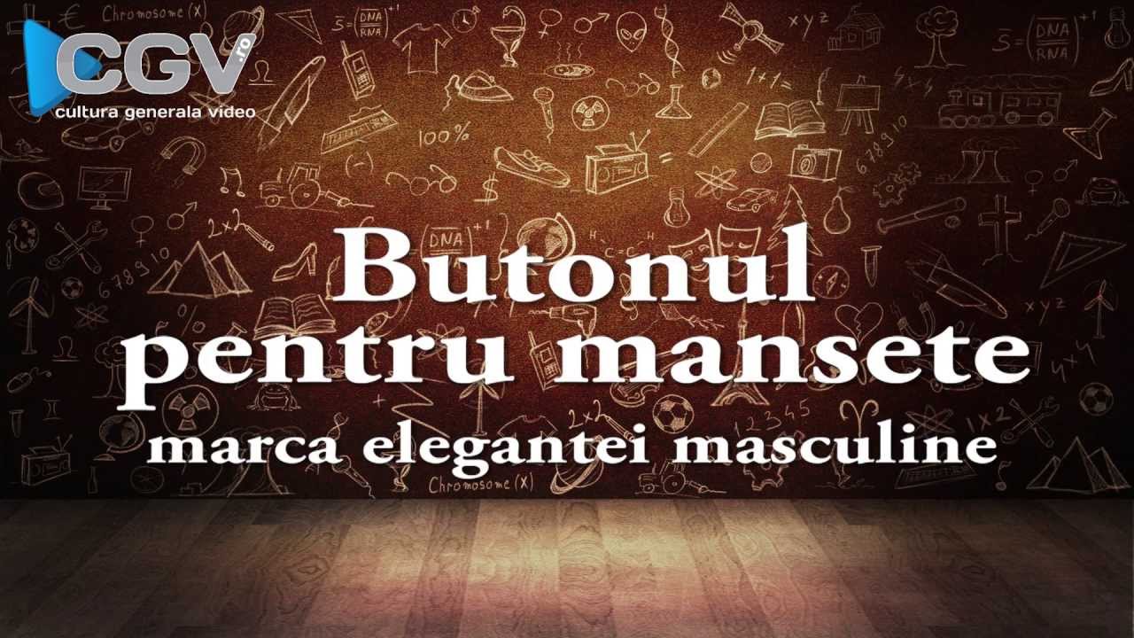 Butonii pentru mansete - marca elegantei masculine