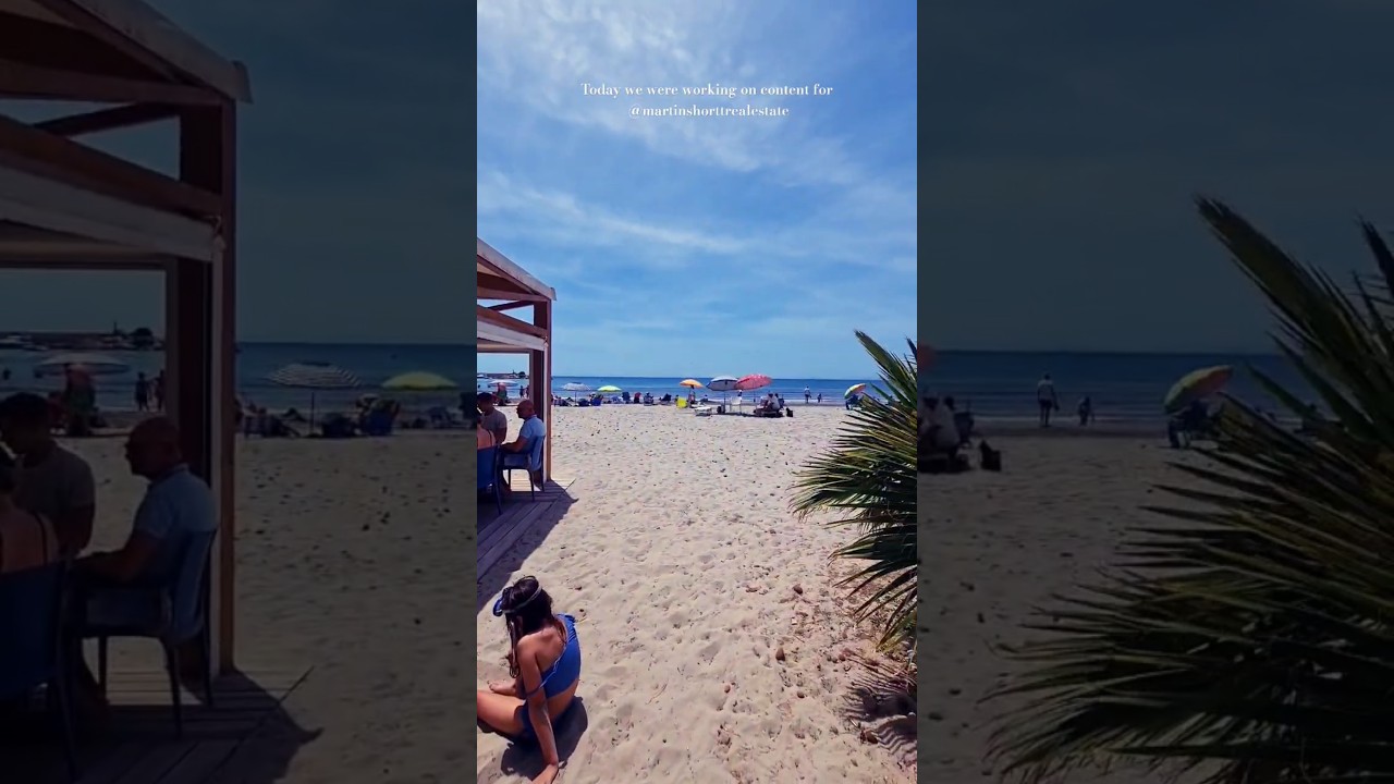 todays work on Cabo Roig Beach #orihuelacosta #mediamarketing