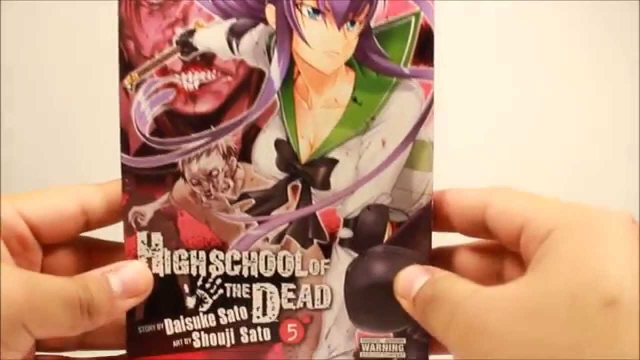 Unboxing : HIGH SCHOOL OF THE DEAD manga VOL 1 - 5