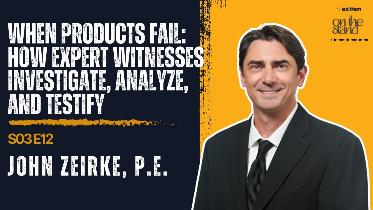 S03E12 When Products Fail: How Expert Witnesses Investigate, Analyze, and Testify
