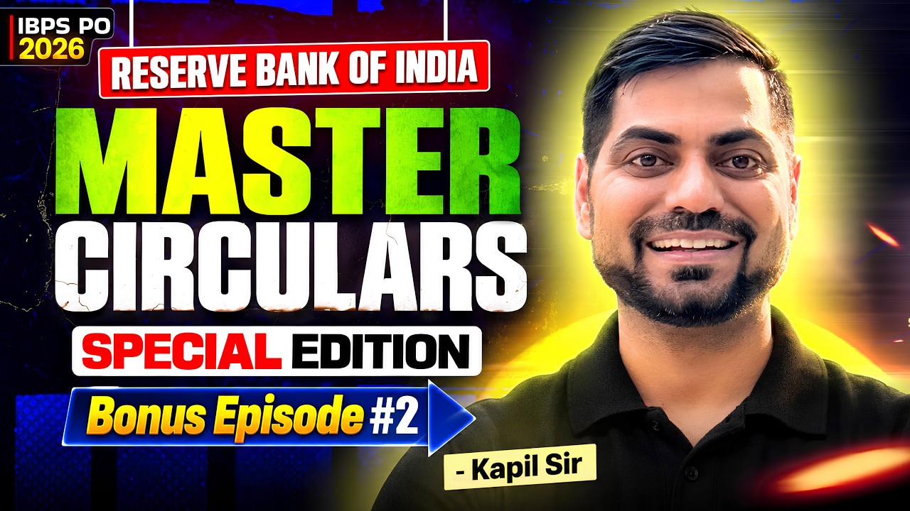 RBI Master Circulars 2026 | Special Edition #2 Current Affairs Revision | IBPS PO Mains 2026