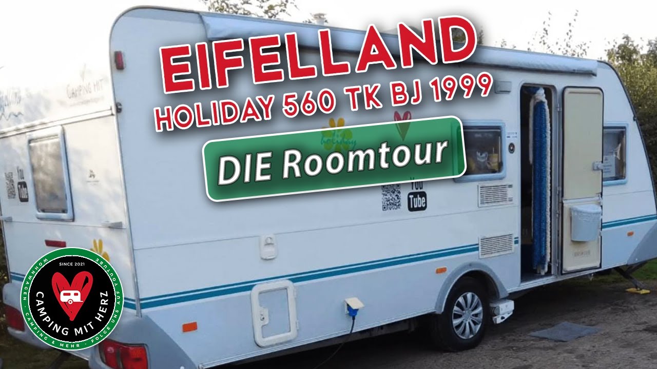 EIFELLAND Holiday 560 TK Bj 1999 Roomtour Wohnwagen - Caravan Vorstellung