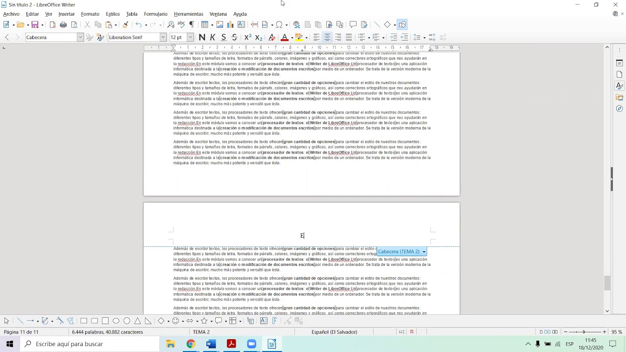 APRENDE SOBRE ESTILOS, ENCABEZADOS, NUMERACIÓN DE PÁGINAS, ÍNDICES EN LIBRE OFFICE