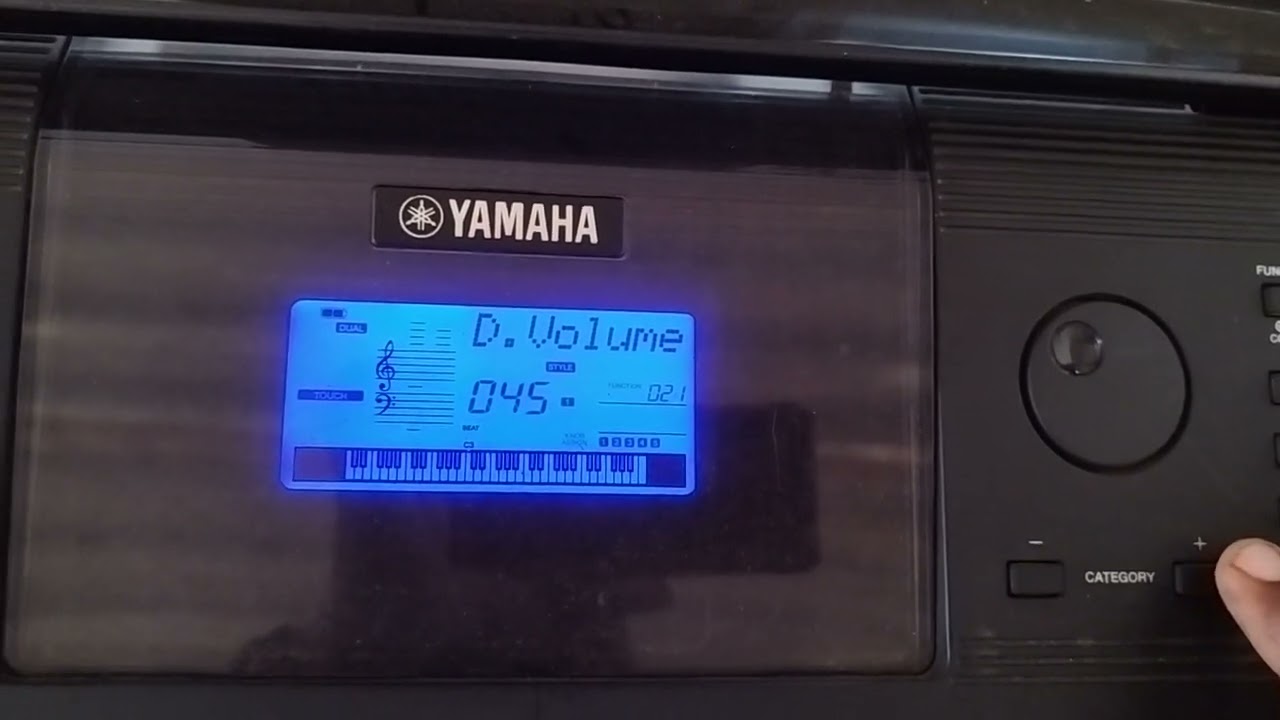 CONFIGURACIÓN DEL USO DEL TECLADO YAMAHA PSR E453