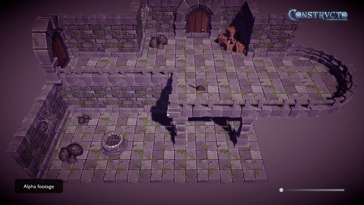 Game grid in Constructo - Dungeons Builder