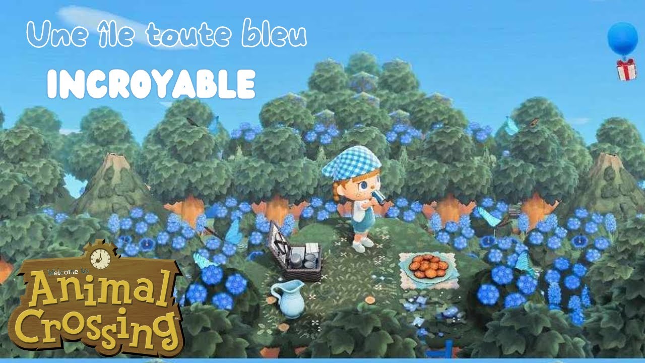 DE RETOUR! AVEC UNE ÎLE TOUTE BLEU INCROYABLE 🫐| ANIMAL CROSSING NEW HORIZONS #acnh