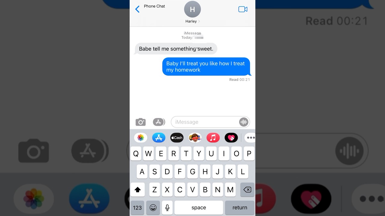 Baby tell me something sweet 😋😫🤭 #texting #shorts #textingstory #trending #trendingshorts #viral