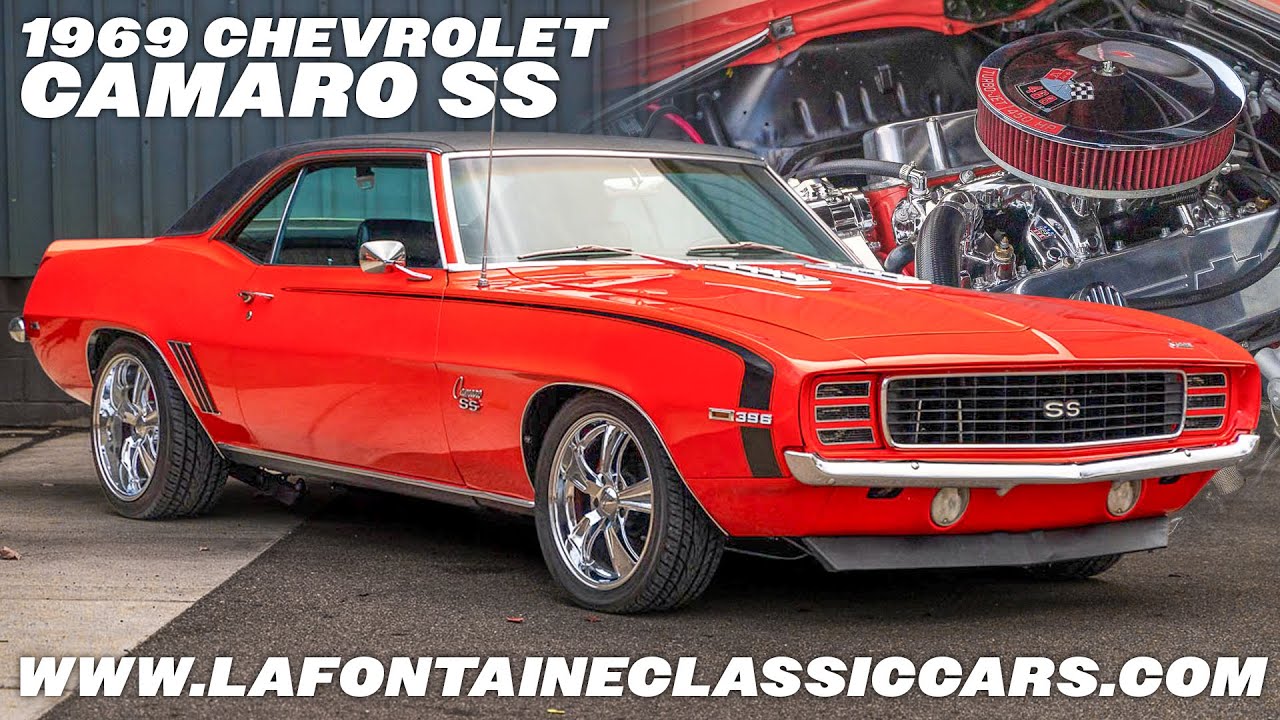 Chevrolet Camaro RS/SS 468c.i. 1969 года, 6-ступенчатая (рестомод ПРОДАЕТСЯ) - 5CM104P