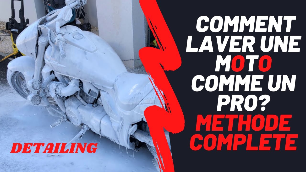 COMMENT LAVER UNE MOTO? / DETAILING MOTO 🏍️