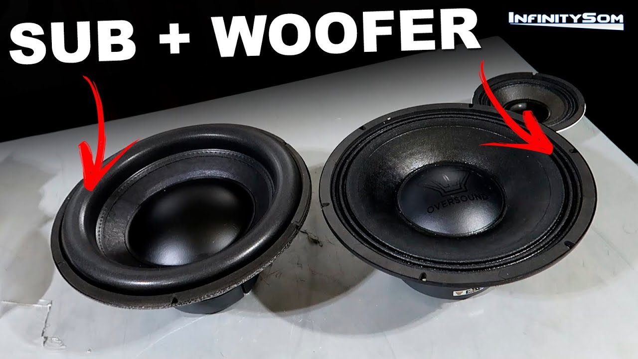 COMO USAR SUBWOOFER COM WOOFER - É VIÁVEL?