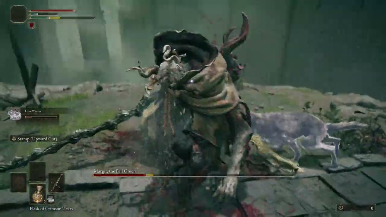 Margit, the Fell Omen Boss Fight WIN