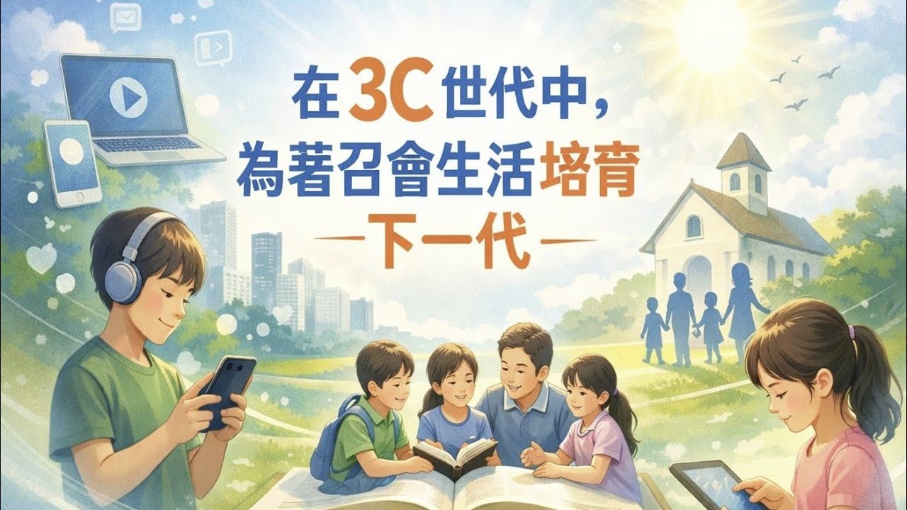 專題講座：在3C世代中，為著召會生活培育下一代